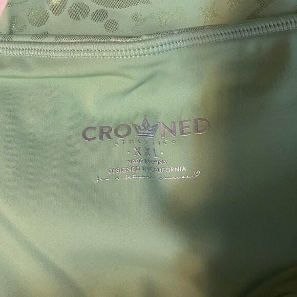 Crowned Athletics - Disney Tiana - Lily Pad Princess Leggings - NWT - XXL - Picture 8 of 9